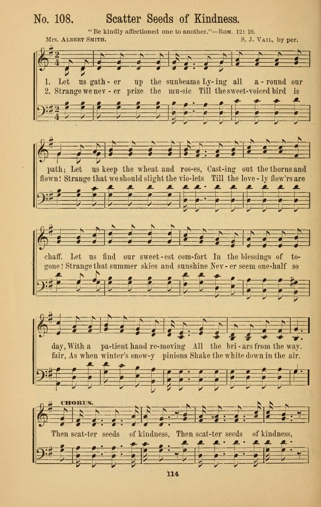 The Great Awakening: a choice collection of new and standard gospel songs page 116