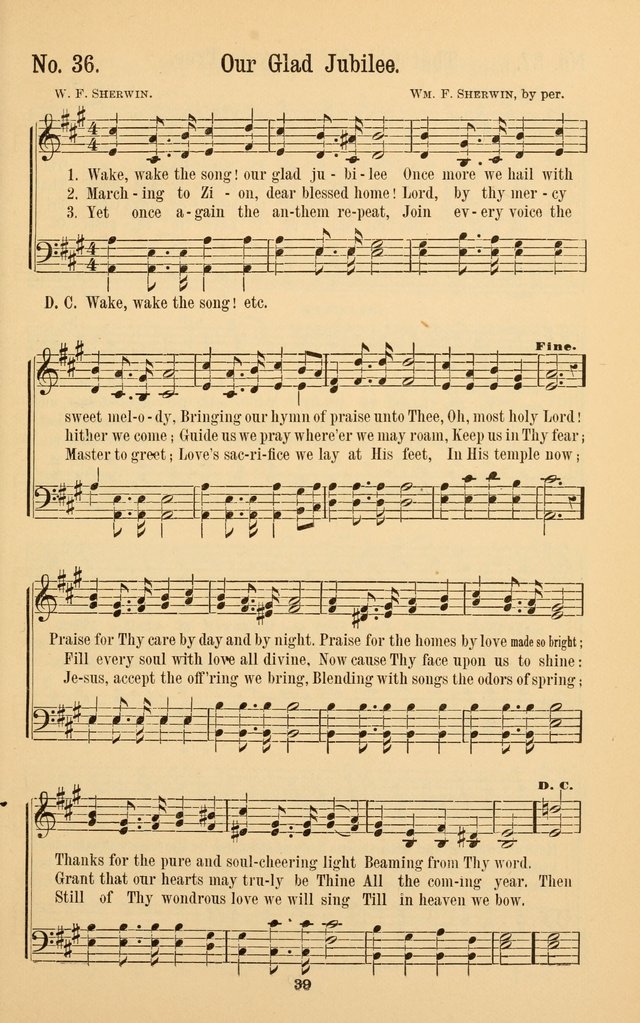 The Great Awakening: a choice collection of new and standard gospel songs page 41