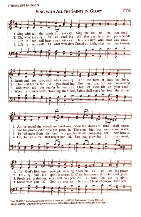 Glory and Praise (3rd. ed.) page 1389