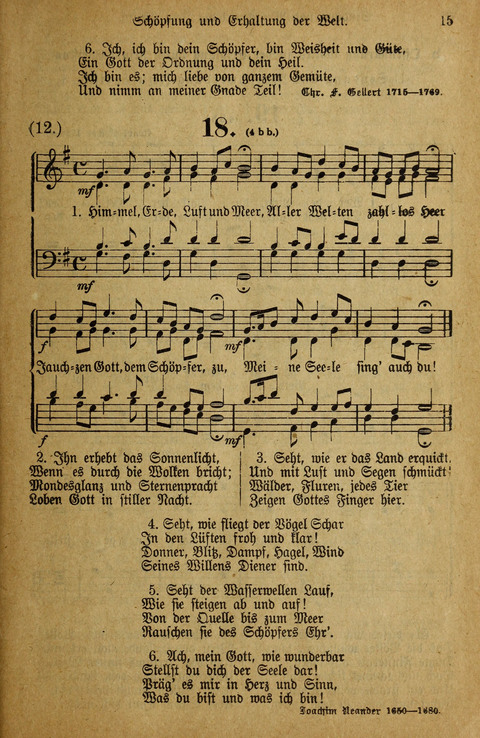 Gesangbuch der Bischöflichen Methodisten-Kirche: in Deutschalnd und der Schweiz page 15