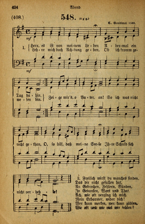 Gesangbuch der Bischöflichen Methodisten-Kirche: in Deutschalnd und der Schweiz page 424
