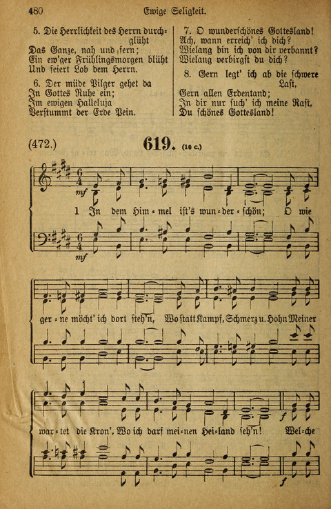 Gesangbuch der Bischöflichen Methodisten-Kirche: in Deutschalnd und der Schweiz page 480