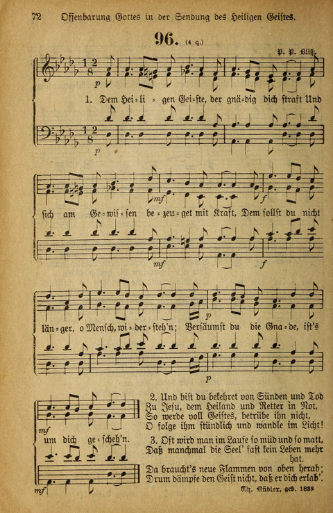 Gesangbuch der Bischöflichen Methodisten-Kirche: in Deutschalnd und der Schweiz page 70