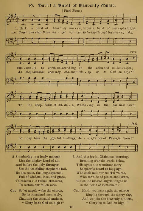 Gems of Christmas Song: a collection of old Christmas carols and hymns for use year after year in the home and at Christmas festivals page 17