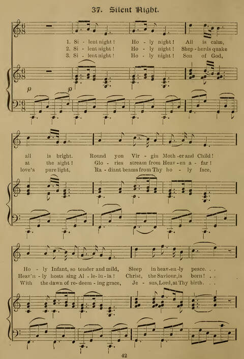 Gems of Christmas Song: a collection of old Christmas carols and hymns for use year after year in the home and at Christmas festivals page 26