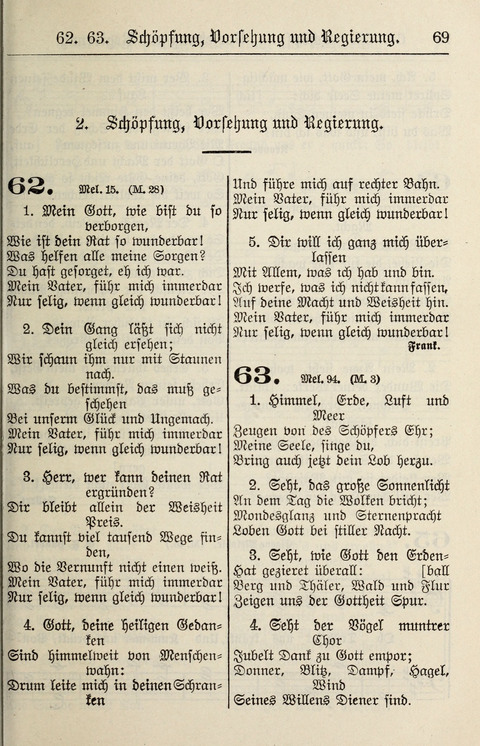 Gesangbuch für deutsche Gemeinden: enthaltend Psalmen und geistliche Lieder für öffentlichen und häuslichen Gottesdienst page 69