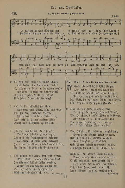 Gesangbuch der Evangelischen Gemeinschaft: für öffentlichen und häuslichen Gottesdient page 32