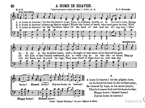 Gospel Echoes: A Choice Collection of Songs for Use in the Sunday-School, Prayer and Praise Meetings, and the Home Circle page 18