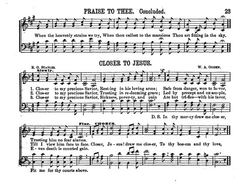 Gospel Echoes: A Choice Collection of Songs for Use in the Sunday-School, Prayer and Praise Meetings, and the Home Circle page 21