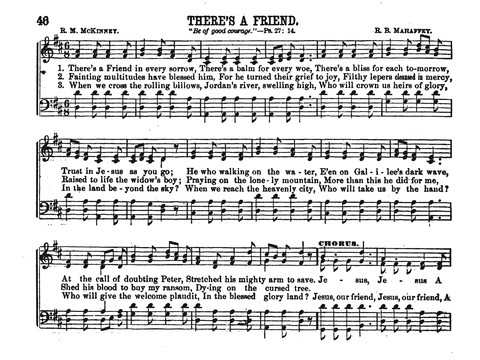 Gospel Echoes: A Choice Collection of Songs for Use in the Sunday-School, Prayer and Praise Meetings, and the Home Circle page 44