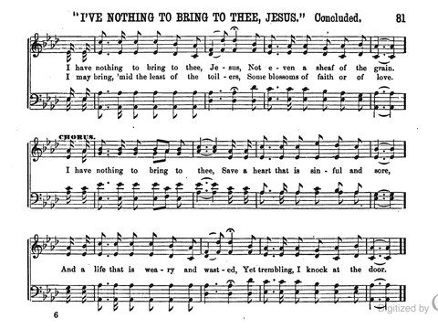 Gospel Echoes: A Choice Collection of Songs for Use in the Sunday-School, Prayer and Praise Meetings, and the Home Circle page 79