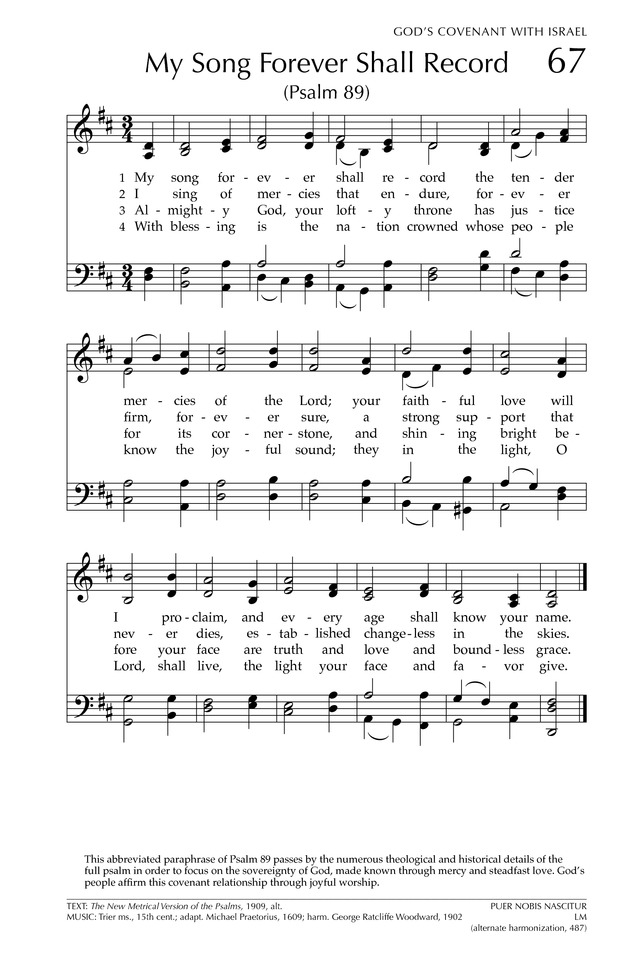 Glory to God: the Presbyterian Hymnal page 129