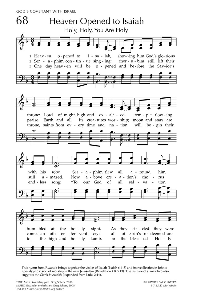 Glory to God: the Presbyterian Hymnal page 130