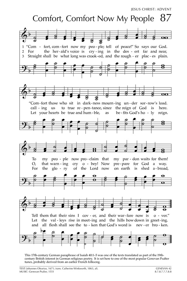 Glory to God: the Presbyterian Hymnal page 153