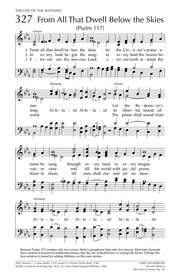Glory to God: the Presbyterian Hymnal page 439