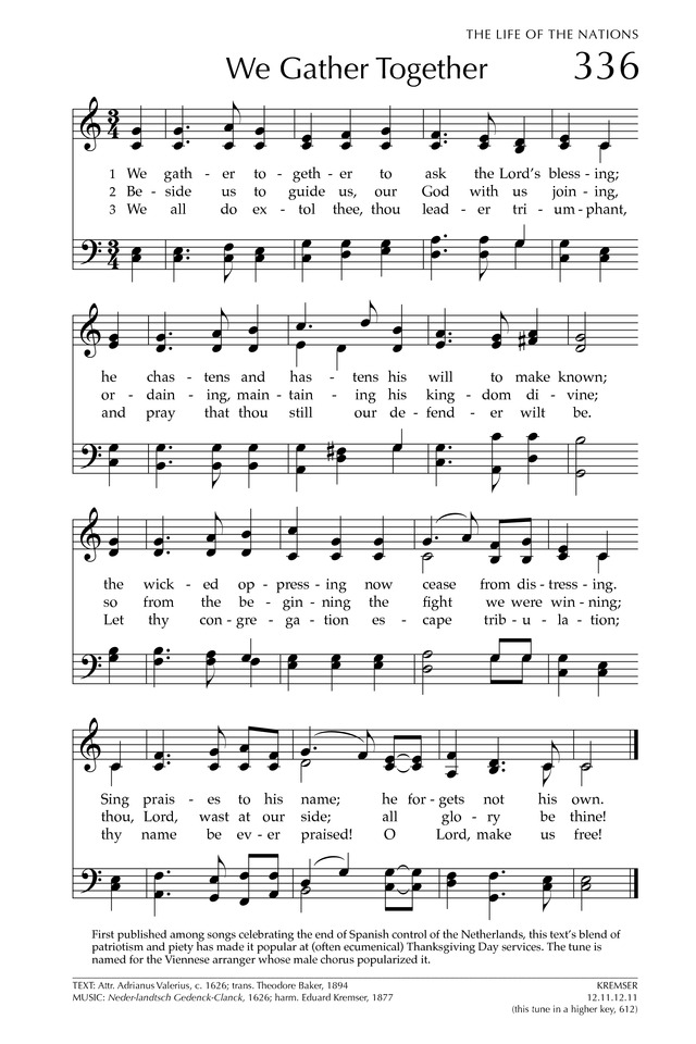 Glory to God: the Presbyterian Hymnal page 450