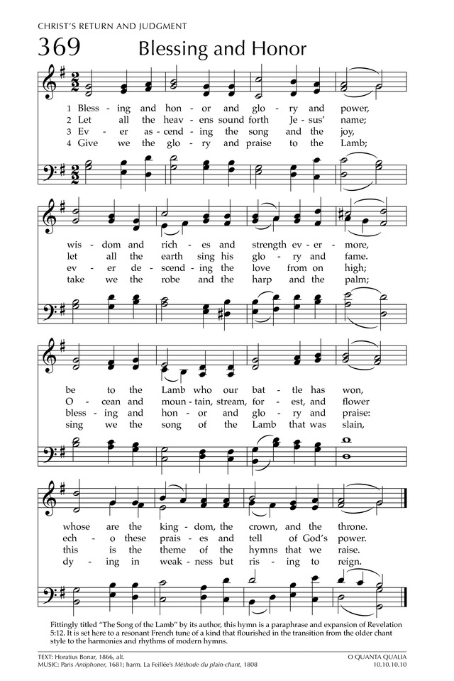 Glory to God: the Presbyterian Hymnal page 491