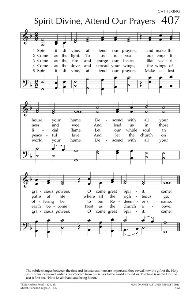 Glory to God: the Presbyterian Hymnal page 535