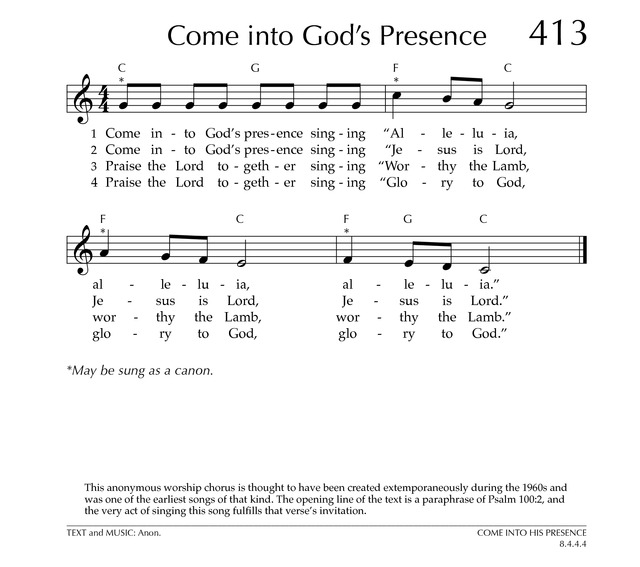 Glory to God: the Presbyterian Hymnal page 544