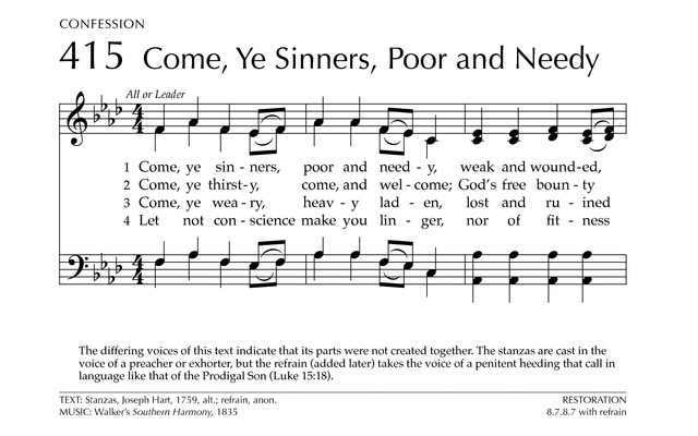 Glory to God: the Presbyterian Hymnal page 546