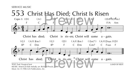 Glory to God: the Presbyterian Hymnal page 703