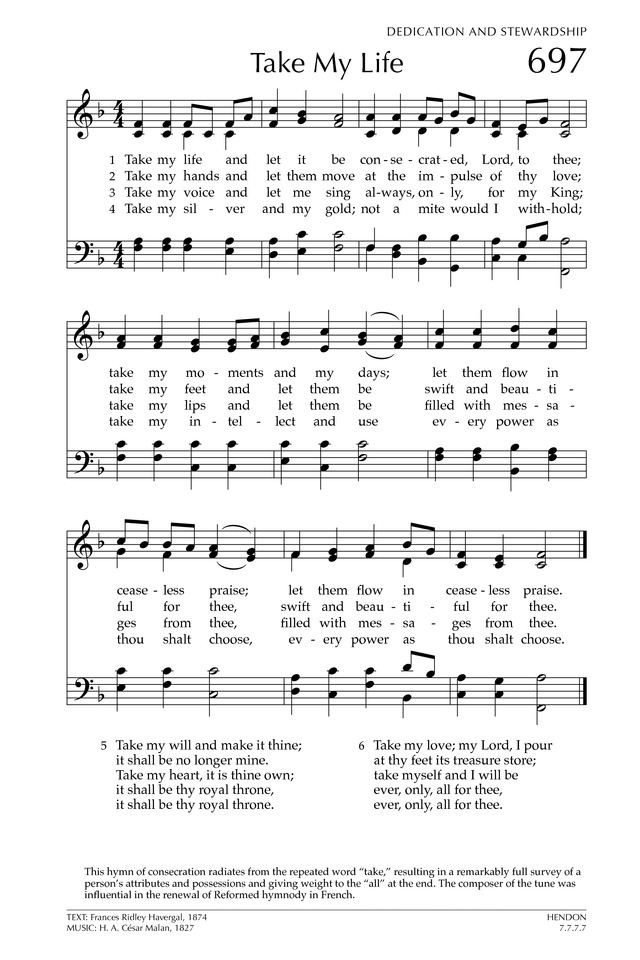 Glory to God: the Presbyterian Hymnal page 867