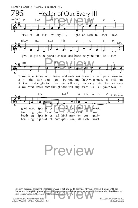 Glory to God: the Presbyterian Hymnal page 980