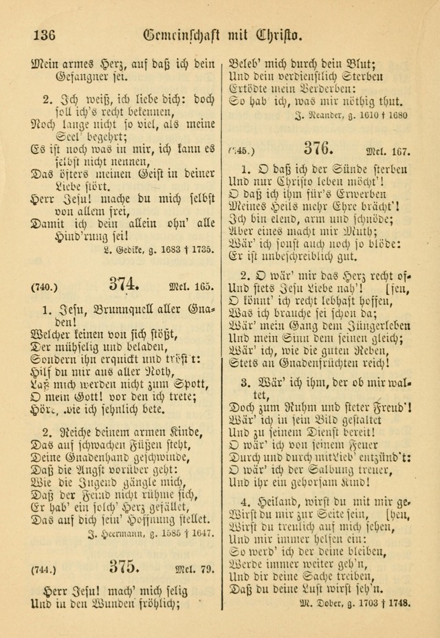 Gesangbuch der Evangelischen Brüdergemeinen in Nord Amerika (Neue vermehrte Aufl.) page 260
