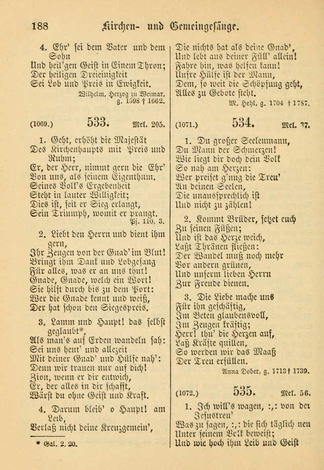 Gesangbuch der Evangelischen Brüdergemeinen in Nord Amerika (Neue vermehrte Aufl.) page 312