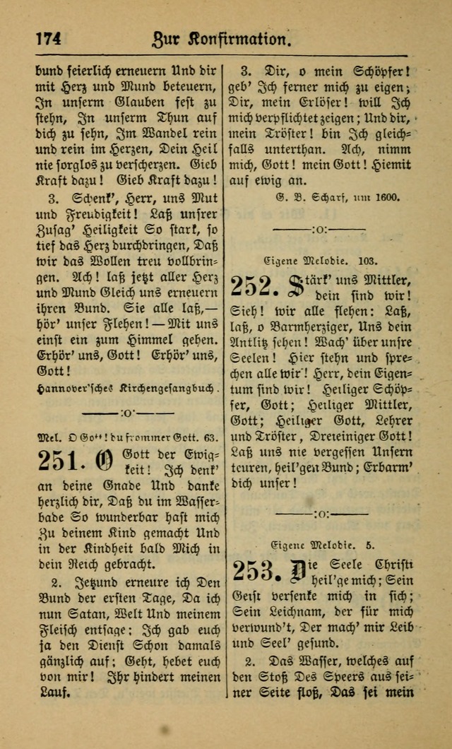 Gesangbuch für Gemeinden des Evangelisch-Lutherischen Bekenntnisses (14th ed.) page 174