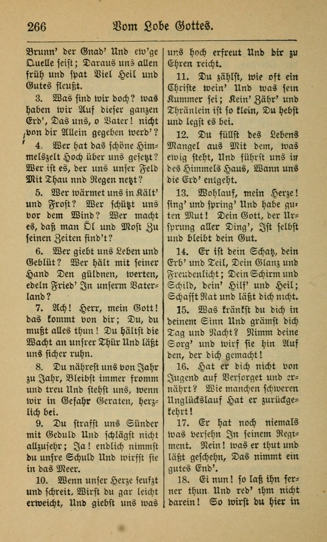 Gesangbuch für Gemeinden des Evangelisch-Lutherischen Bekenntnisses (14th ed.) page 266