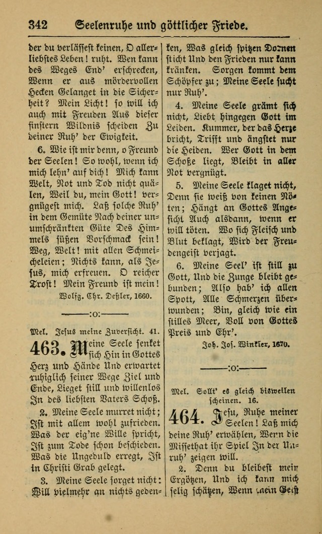 Gesangbuch für Gemeinden des Evangelisch-Lutherischen Bekenntnisses (14th ed.) page 342