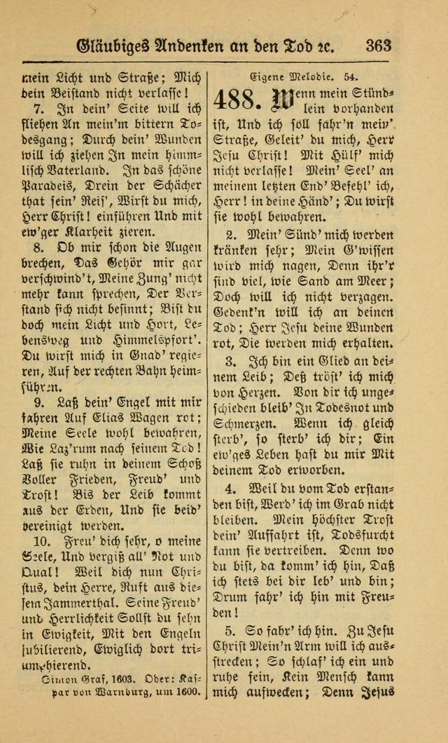 Gesangbuch für Gemeinden des Evangelisch-Lutherischen Bekenntnisses (14th ed.) page 363