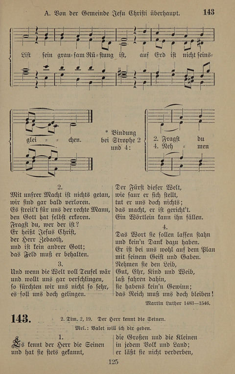 Gesangbuch: zum gottesdienstlichen und häuslichen Gebrauch in Evangelischen Mennoniten-Gemeinden (3rd ed.) page 125