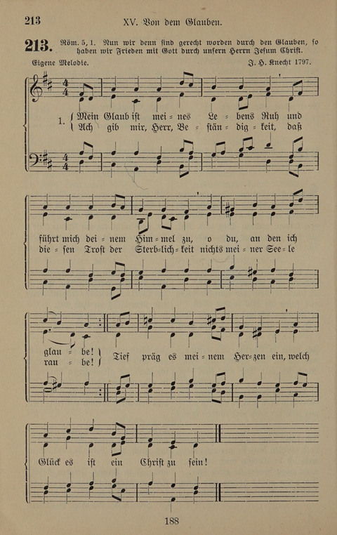 Gesangbuch: zum gottesdienstlichen und häuslichen Gebrauch in Evangelischen Mennoniten-Gemeinden (3rd ed.) page 188