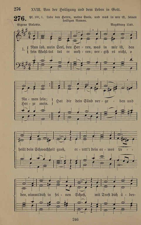 Gesangbuch: zum gottesdienstlichen und häuslichen Gebrauch in Evangelischen Mennoniten-Gemeinden (3rd ed.) page 246