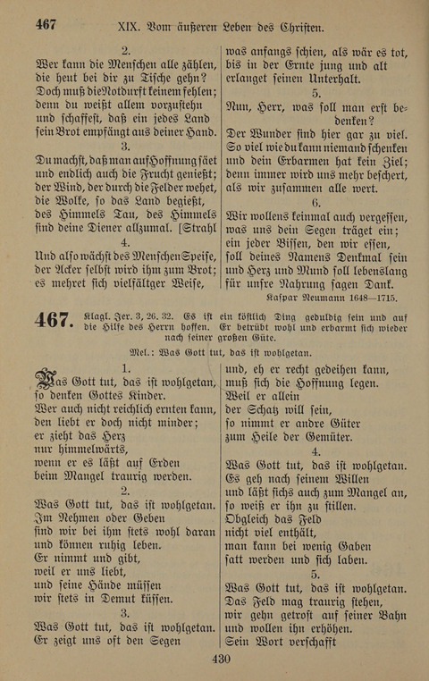 Gesangbuch: zum gottesdienstlichen und häuslichen Gebrauch in Evangelischen Mennoniten-Gemeinden (3rd ed.) page 430