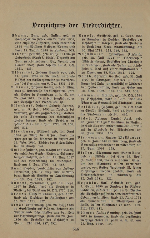 Gesangbuch: zum gottesdienstlichen und häuslichen Gebrauch in Evangelischen Mennoniten-Gemeinden (3rd ed.) page 546