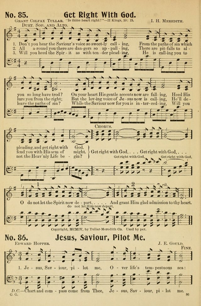 Gospel Gems Number 1 : One Hundred Eighty Sacred Selections for Religious Meetings page 82