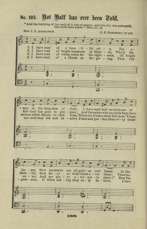 Gospel Hymns Nos. 1 to 6 page 188