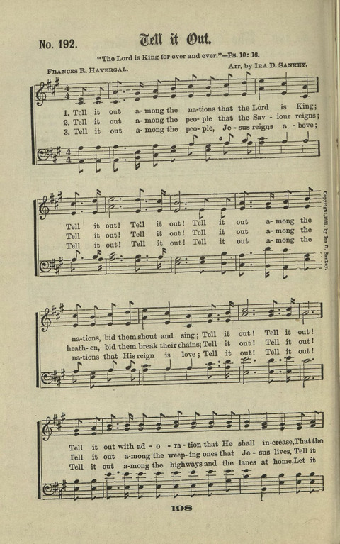 Gospel Hymns Nos. 1 to 6 page 198