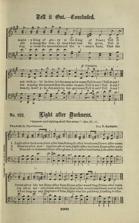 Gospel Hymns Nos. 1 to 6 page 199