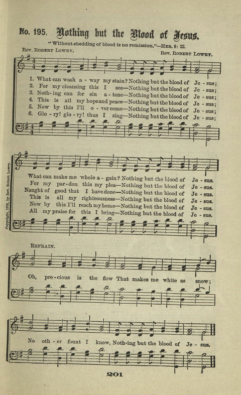Gospel Hymns Nos. 1 to 6 page 201