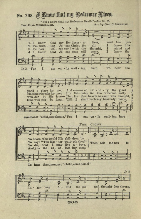 Gospel Hymns Nos. 1 to 6 page 306