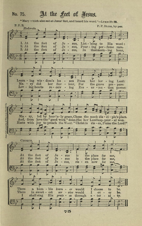 Gospel Hymns Nos. 1 to 6 page 75