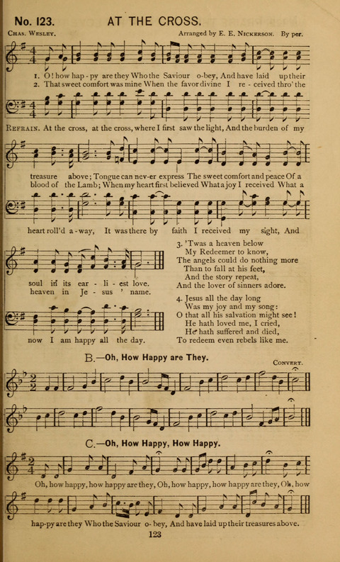 Glad Hallelujahs: replete with sacred songs page 123