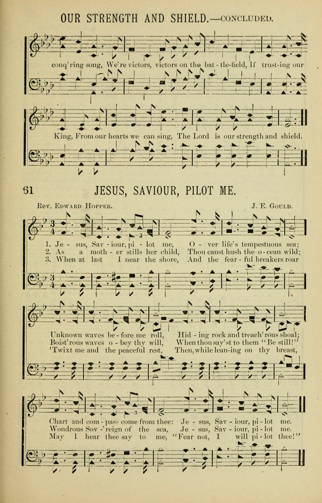 Gospel Hosannas: A Choice Collection of Hymns and Tunes for use in Evangelistic, Brotherhood and Mission Meetings, Sunday School, Etc. page 61