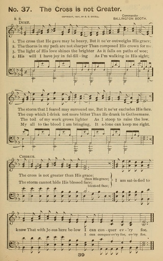 The Gospel Hymnal: for Sunday school and church work page 39