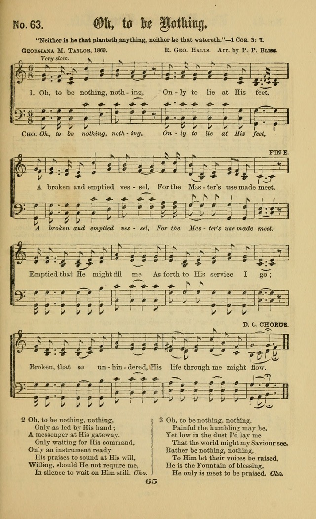 Gospel Hymns No. 2: as used by them in gospel meetings page 65