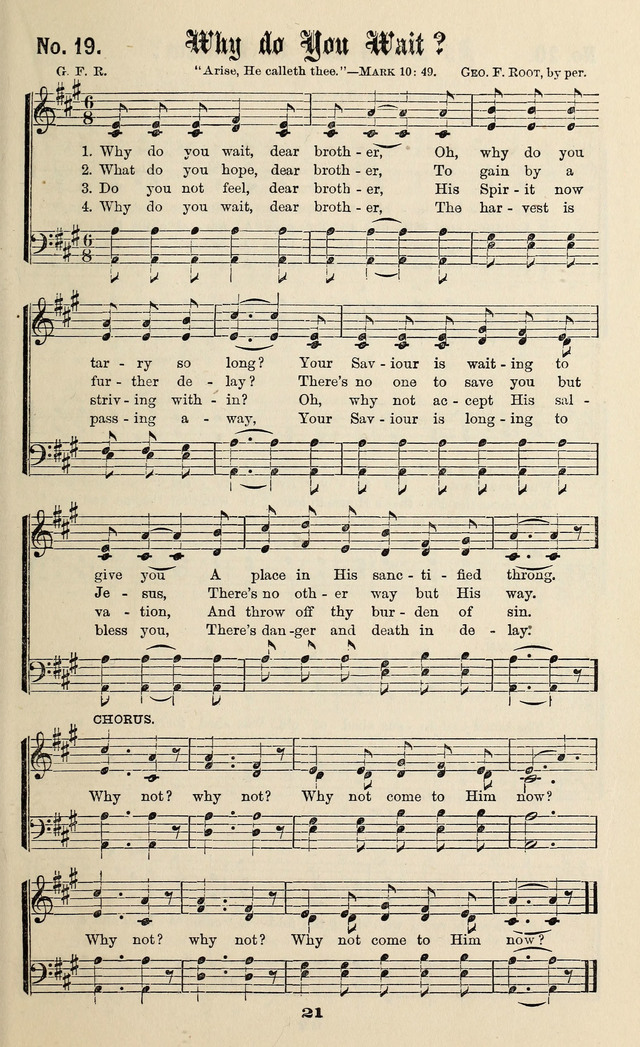 Gospel Hymns No. 3 page 19